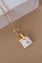 Mosaic Pendant Necklace