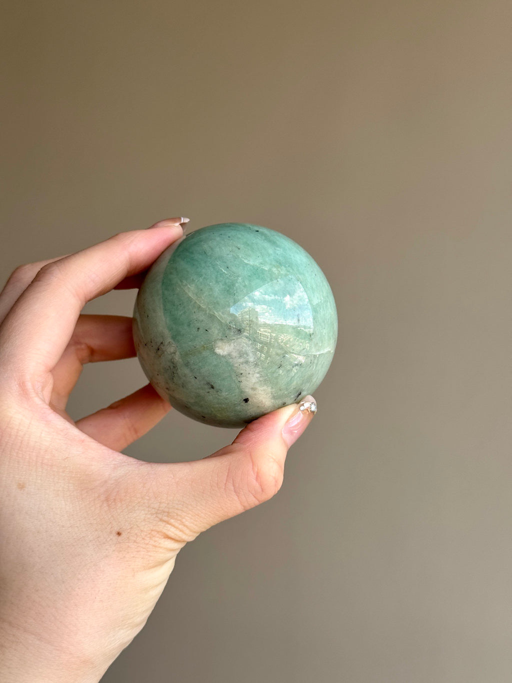 Amazonite Crystal Sphere