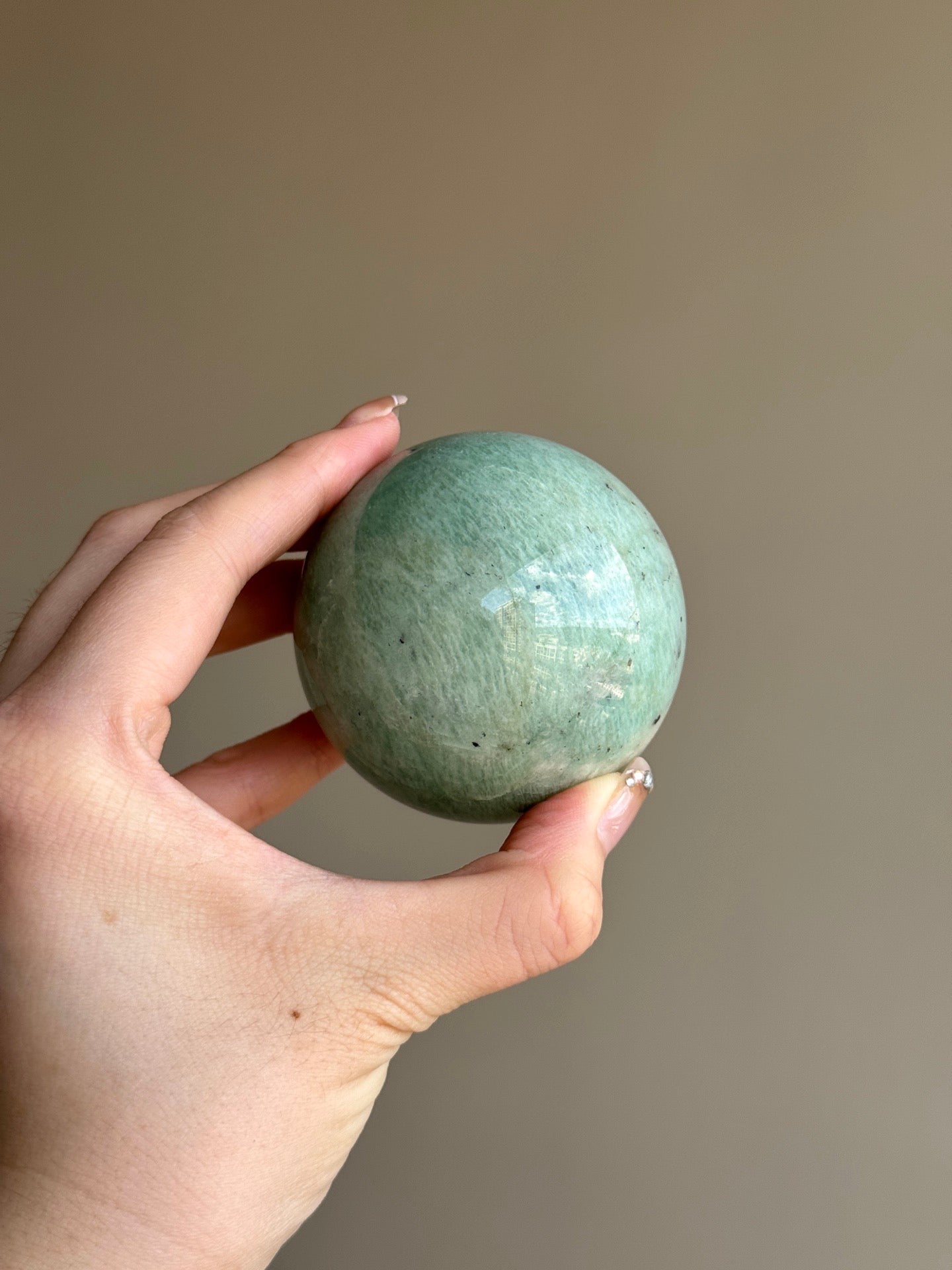 Amazonite Crystal Sphere
