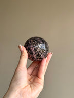 Rhodonite Crystal Sphere
