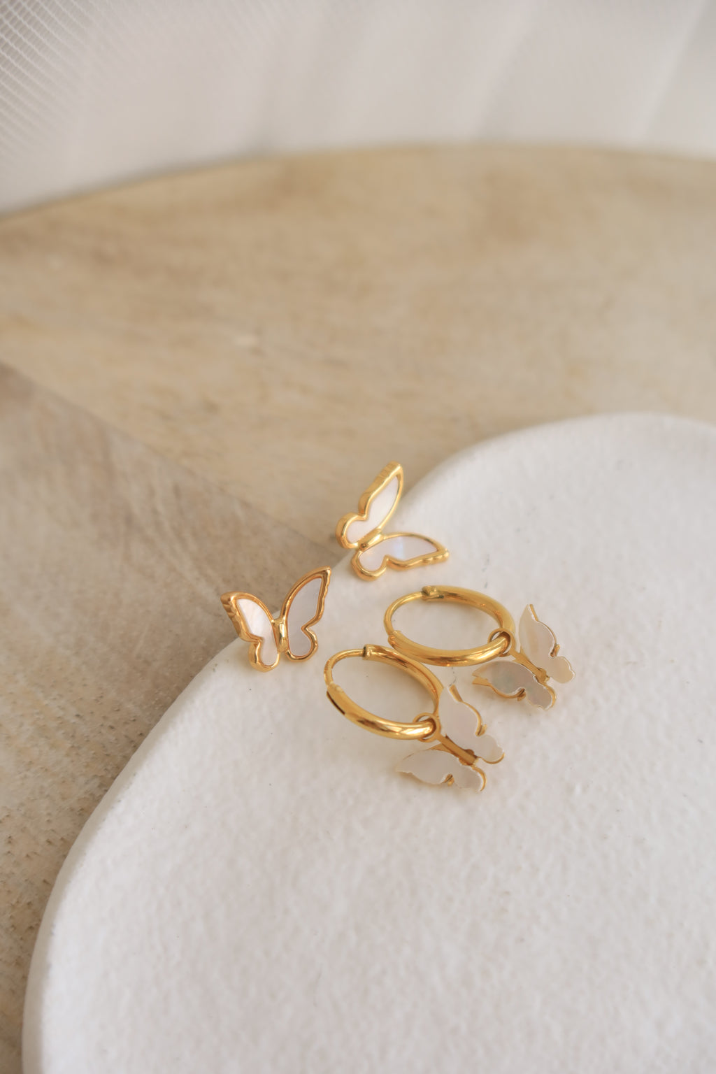 Dreamy Butterfly Hoops