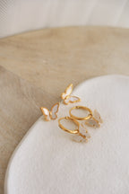 Dreamy Butterfly Hoops