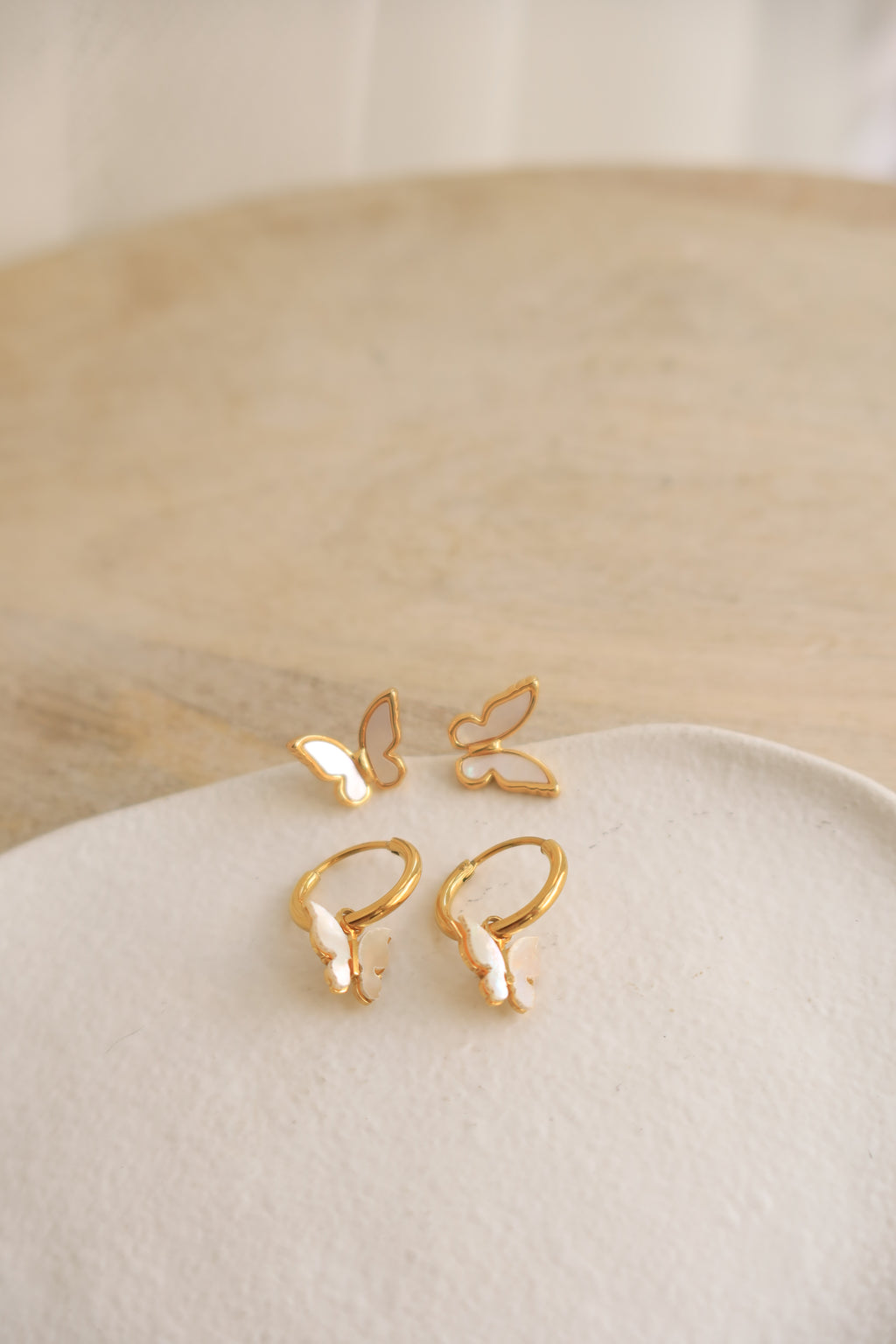 Dreamy Butterfly Hoops