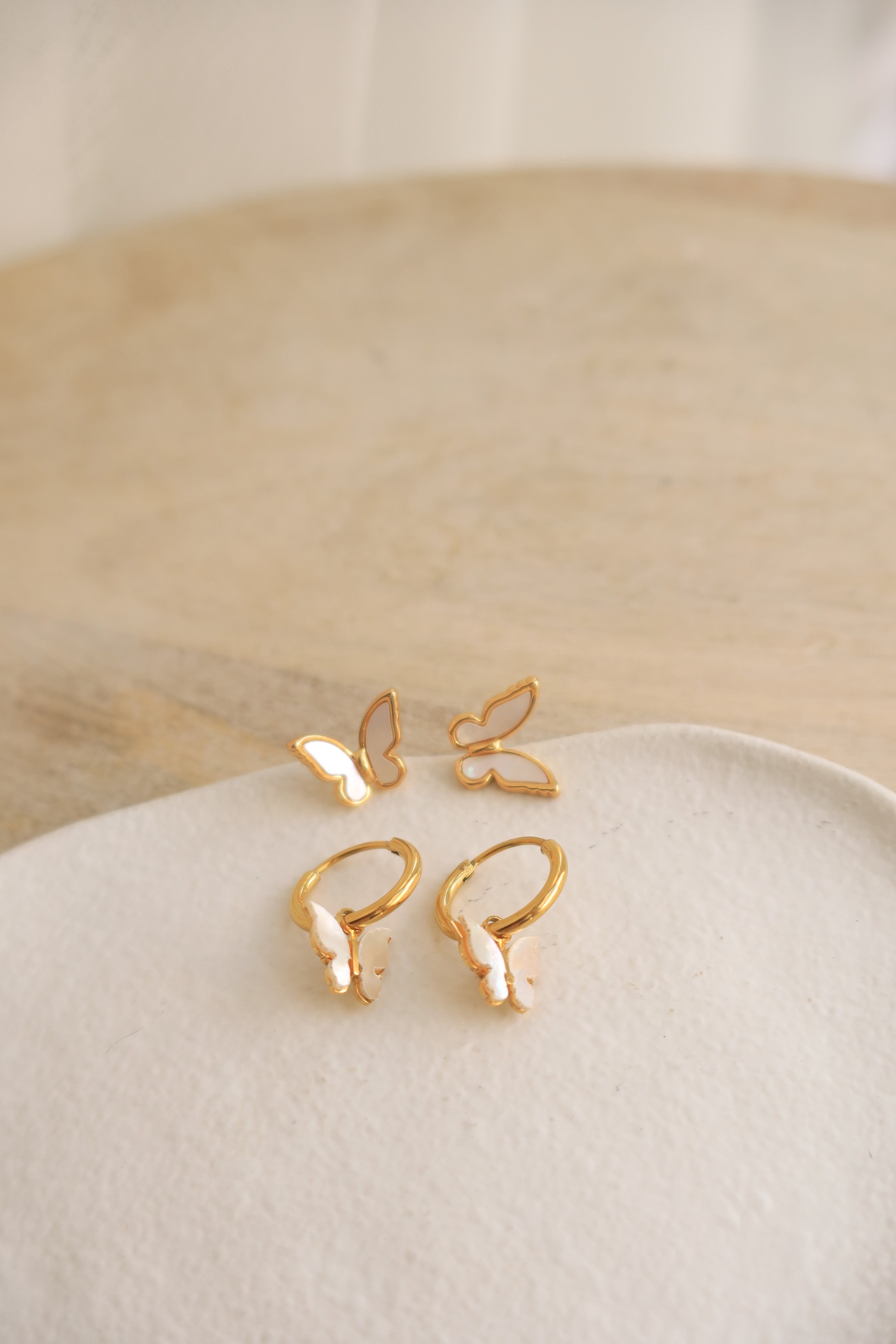 Dreamy Butterfly Hoops