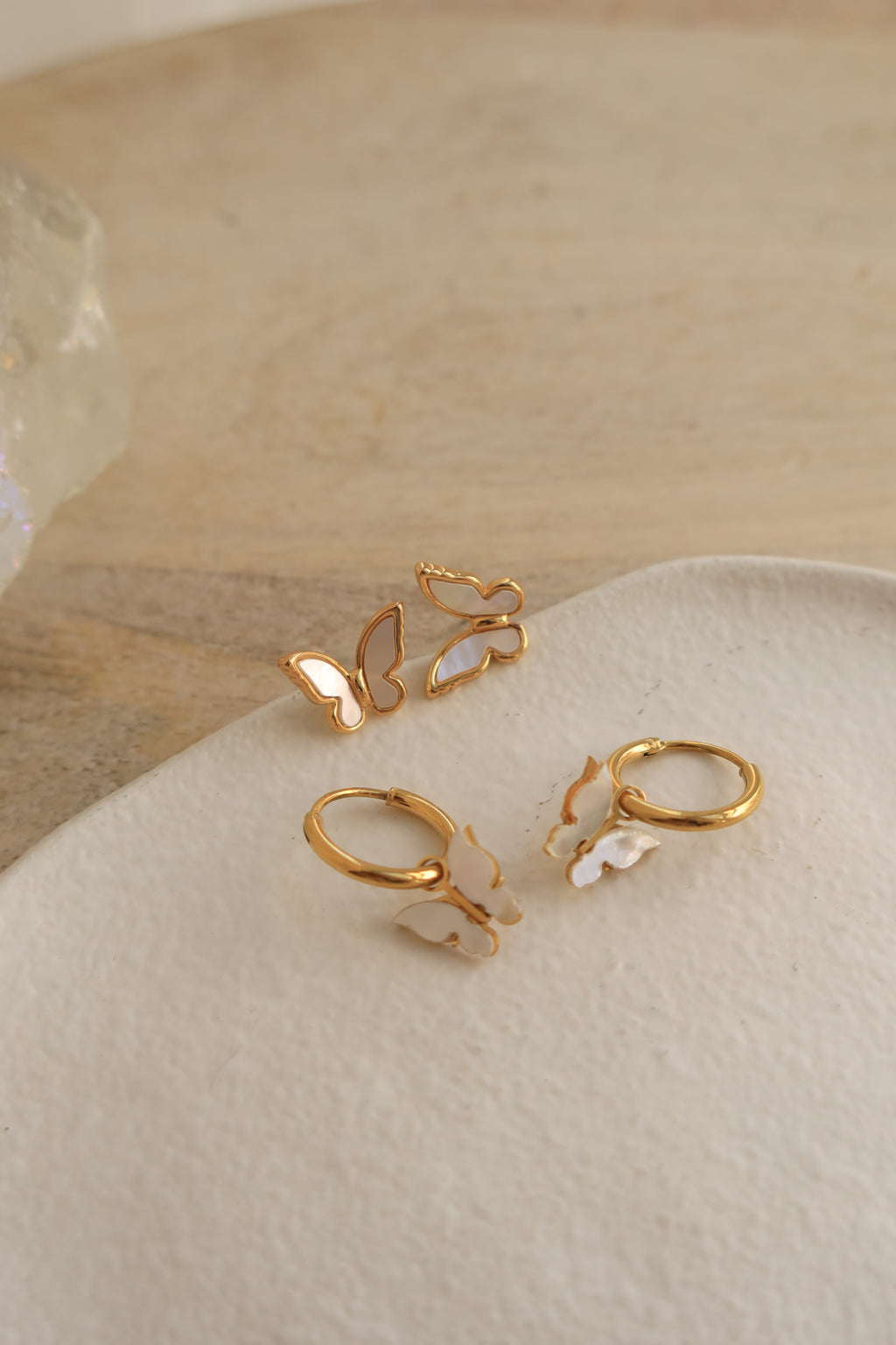 Dreamy Butterfly Hoops