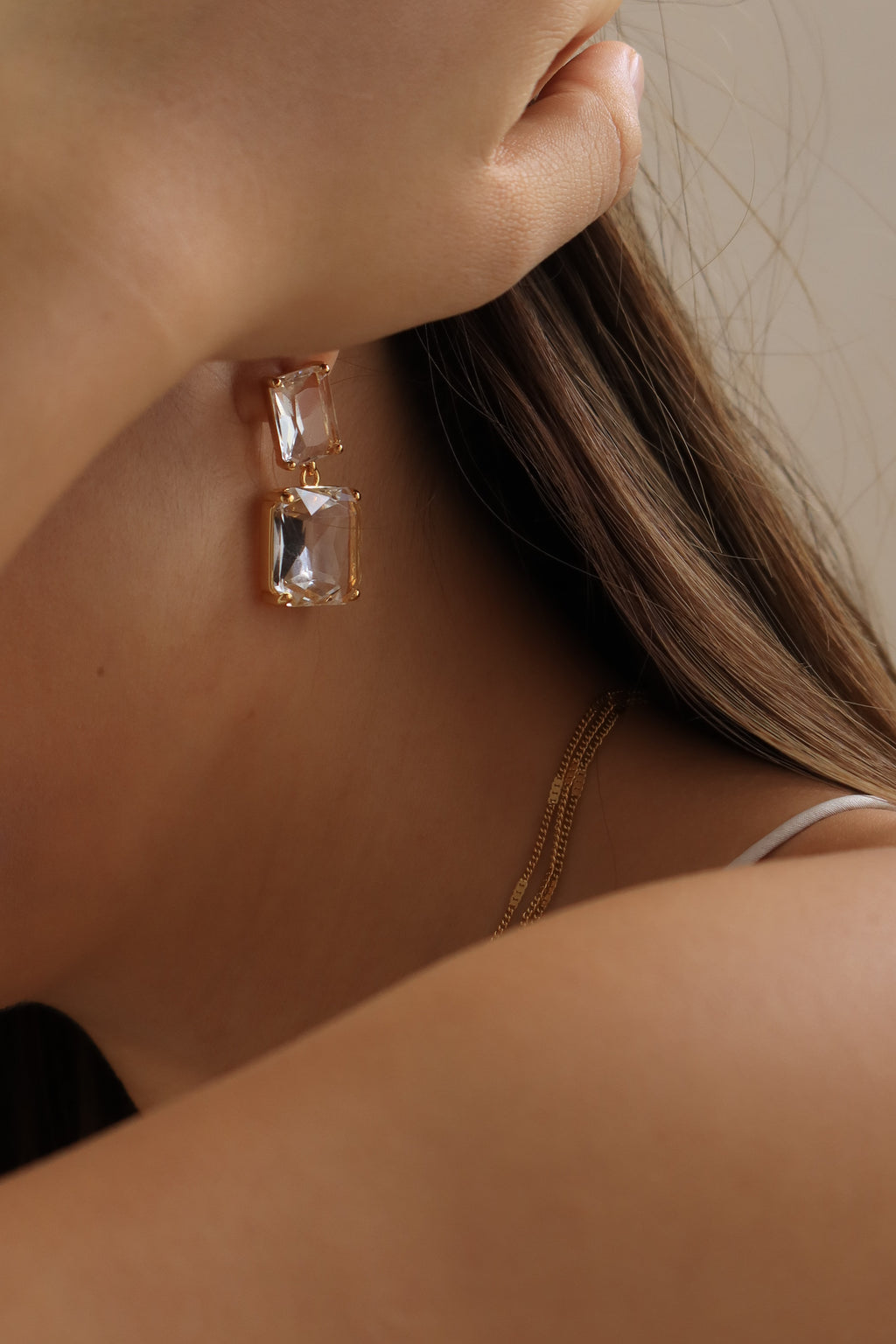 Crystal Drop Earrings