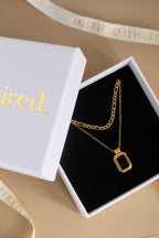 Layering Onyx Necklace Set