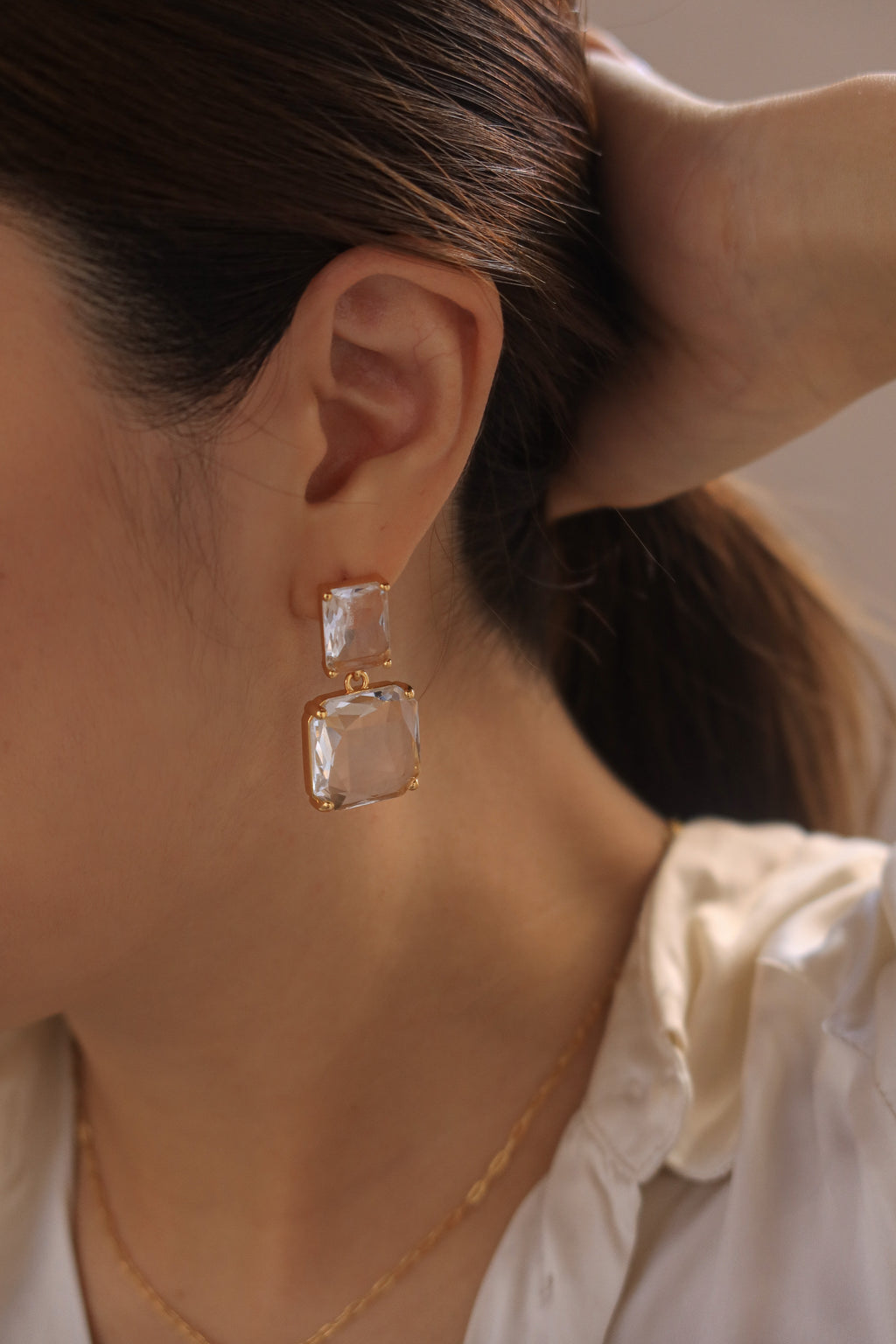 Crystal Drop Earrings