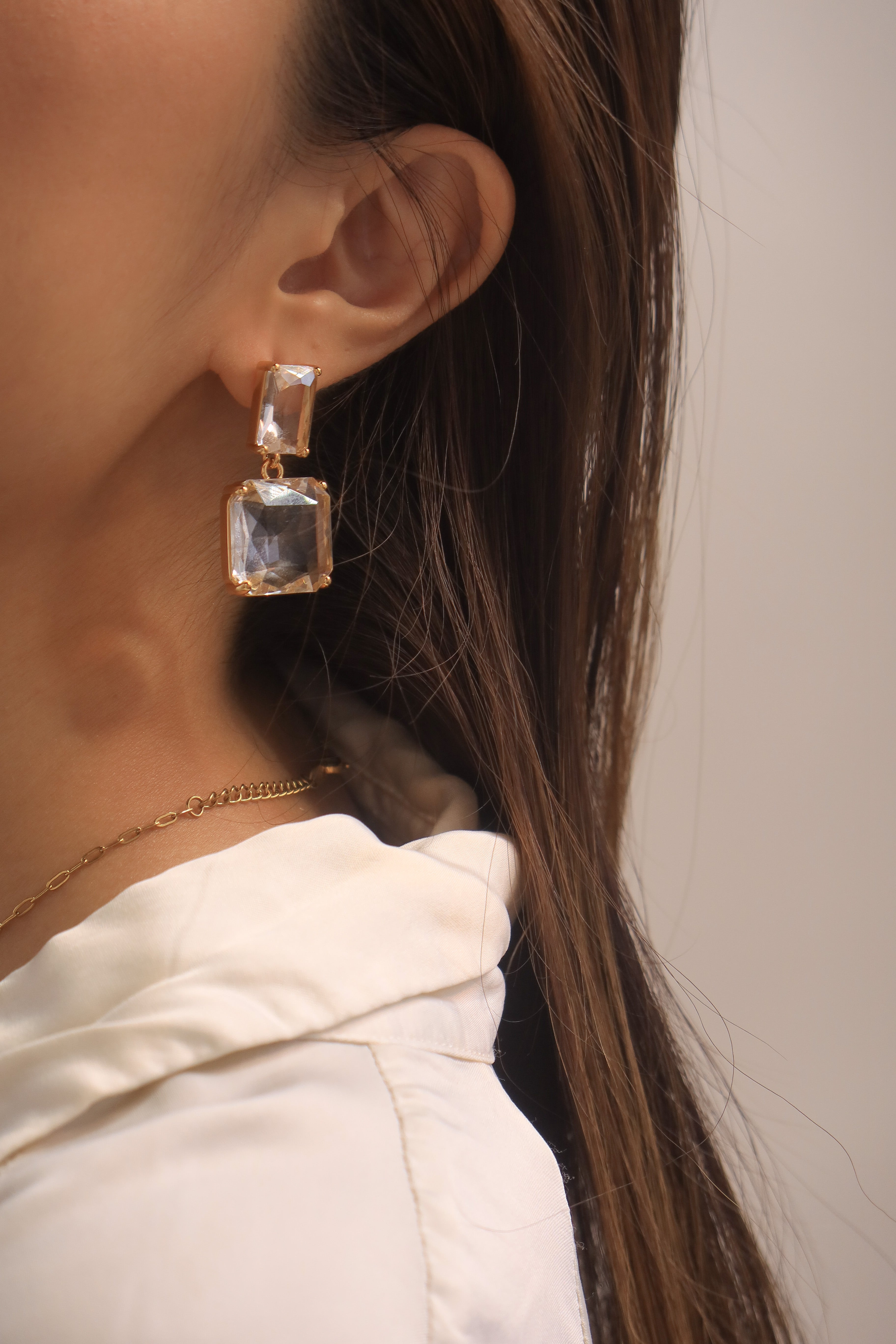 Crystal Drop Earrings