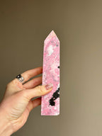 Rhodonite Crystal Tower (460g)
