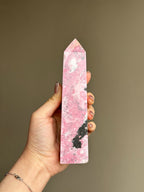 Rhodonite Crystal Tower (460g)