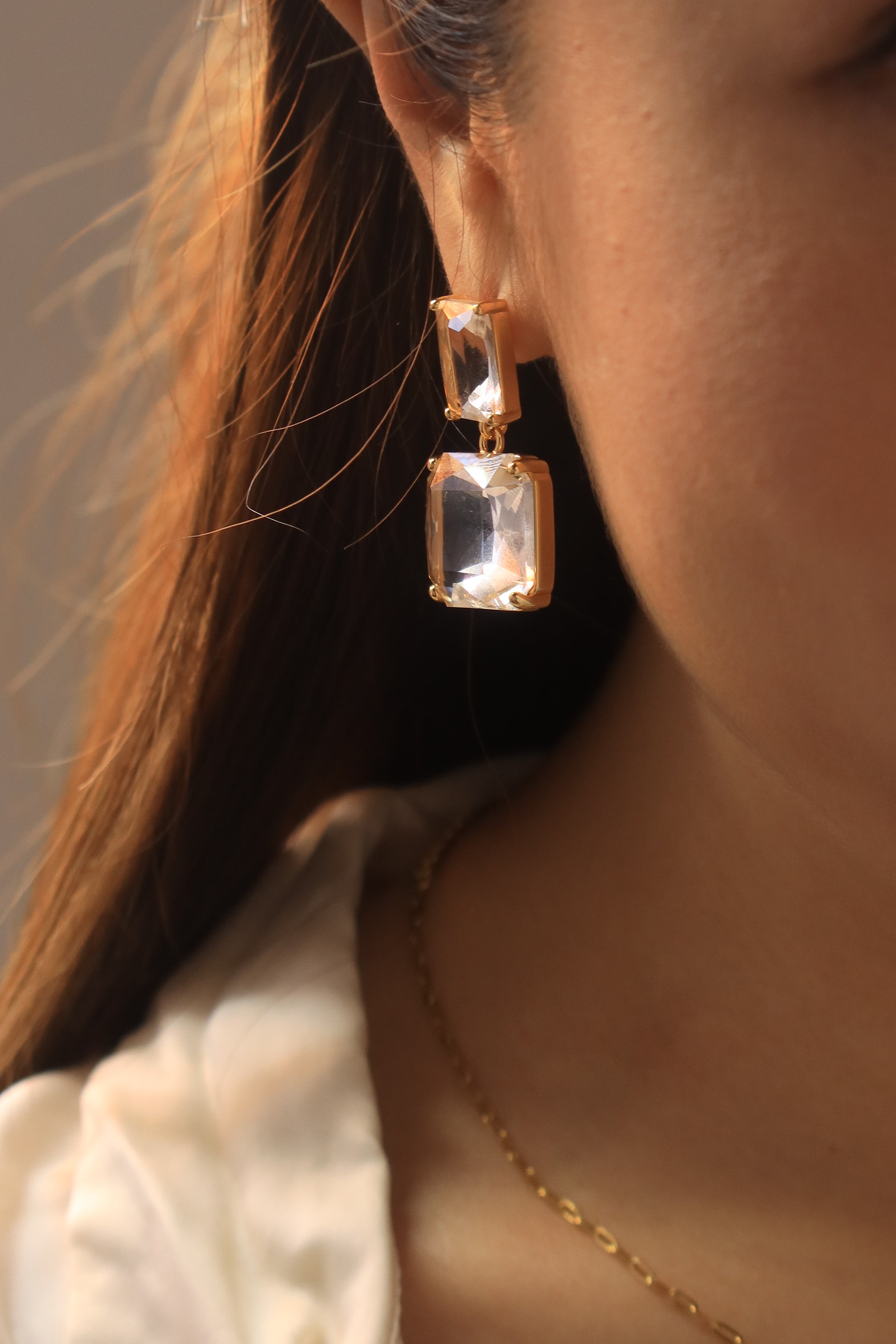 Crystal Drop Earrings