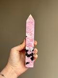 Rhodonite Crystal Tower (460g)