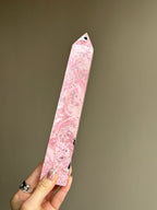 Rhodonite Crystal Tower (576g)