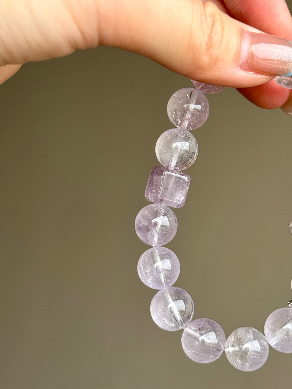 Amethyst & Clear Quartz Bracelet