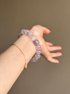 Amethyst & Clear Quartz Bracelet