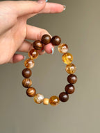 Agarwood & Citrine Bracelet