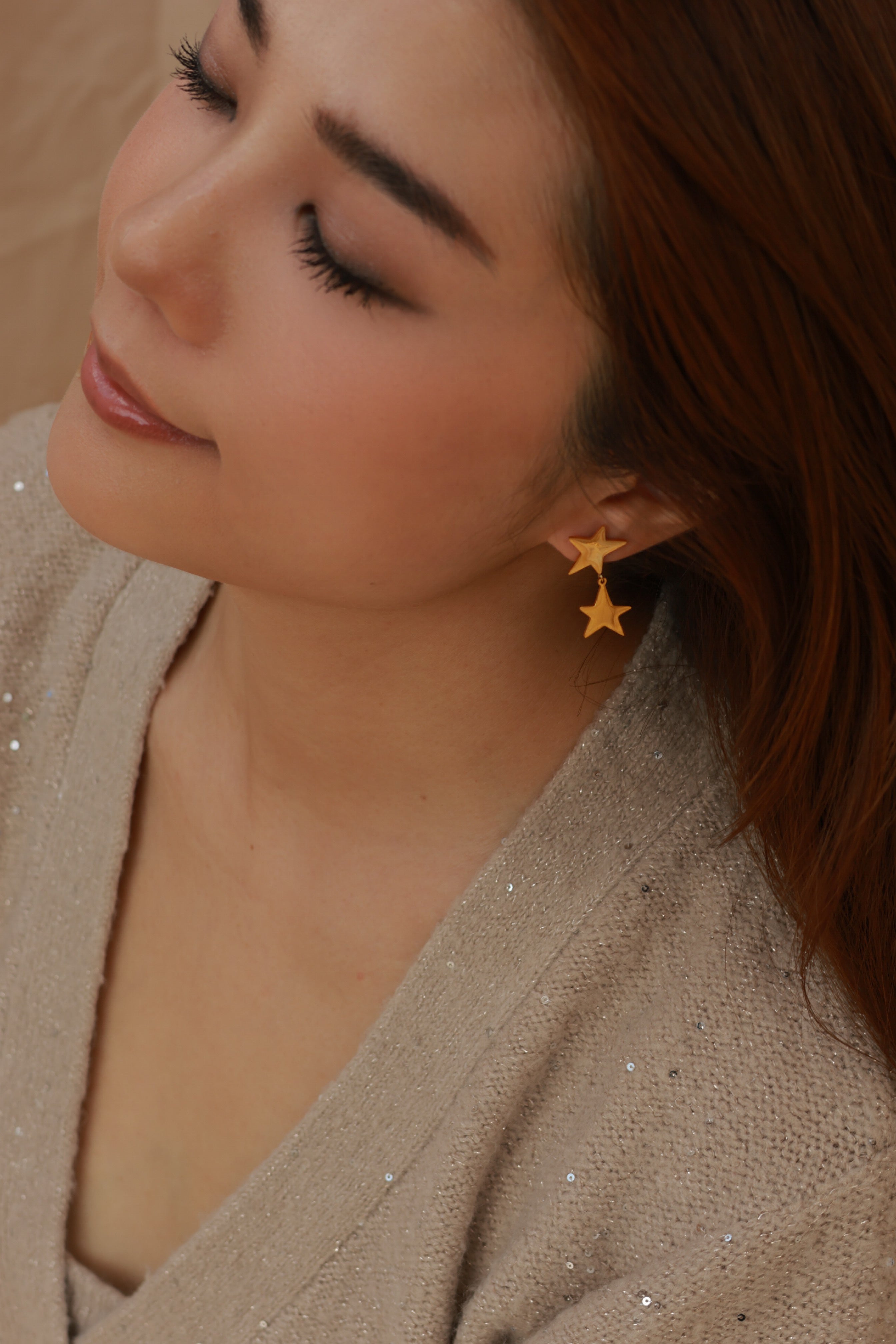 Double Stars Earrings
