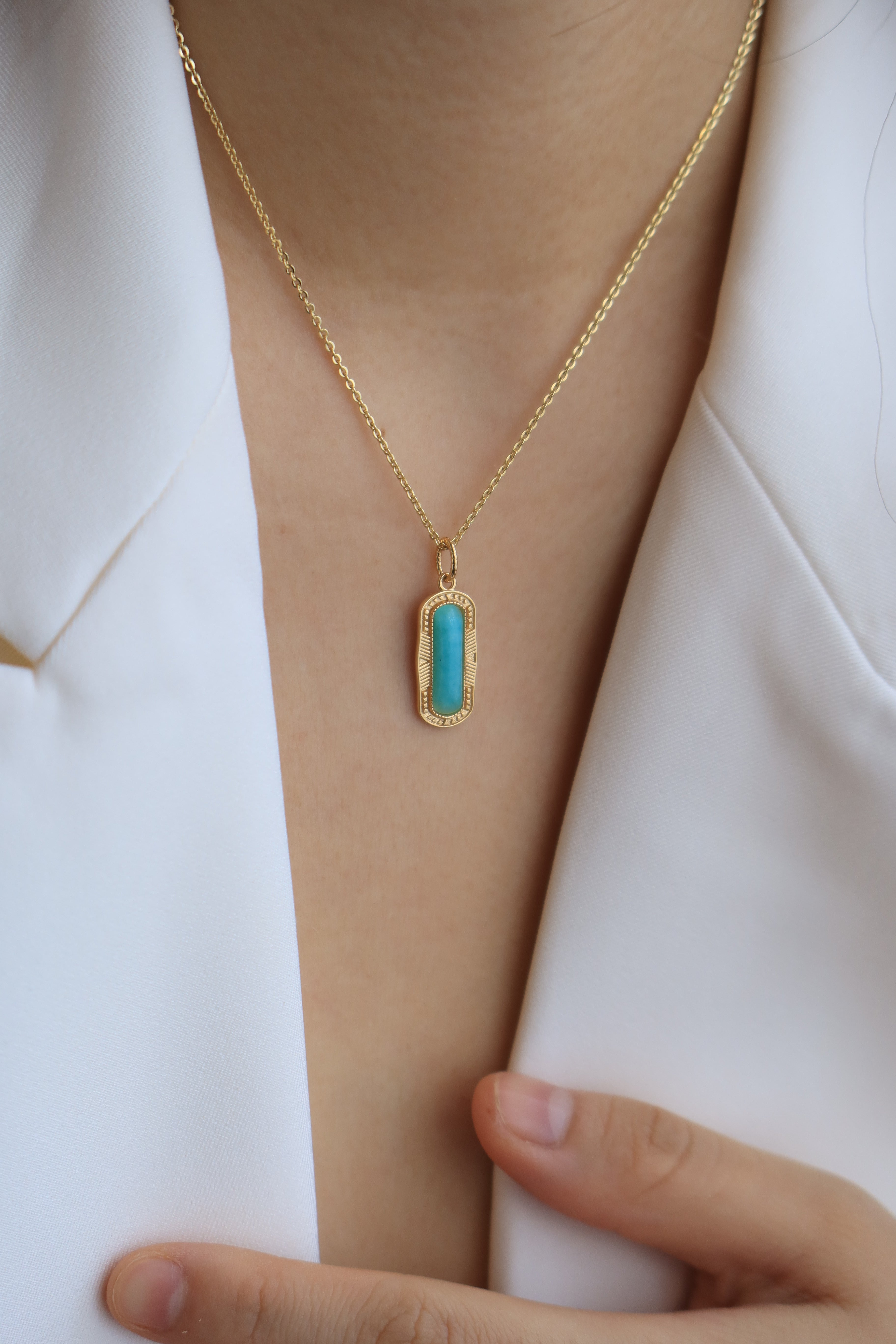 Boho Amazonite Necklace