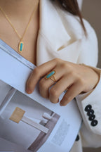 Boho Amazonite Ring