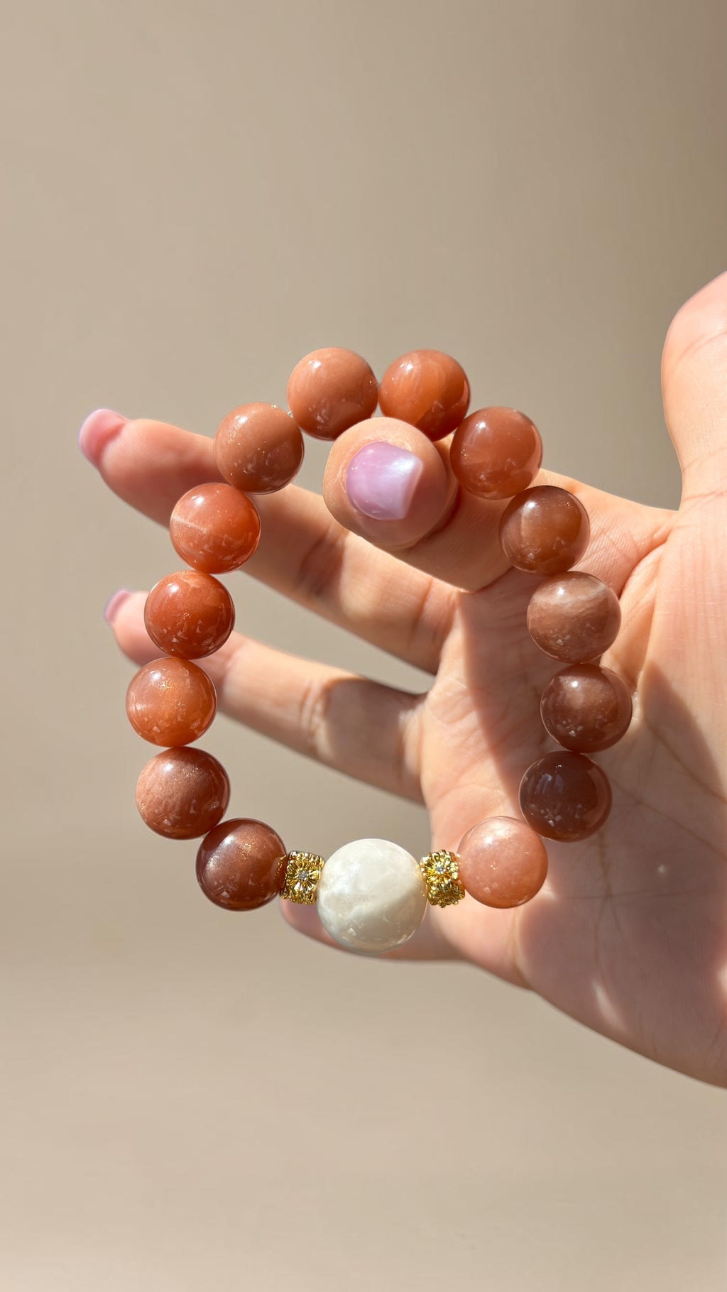 Sunstone Crystal Bracelet