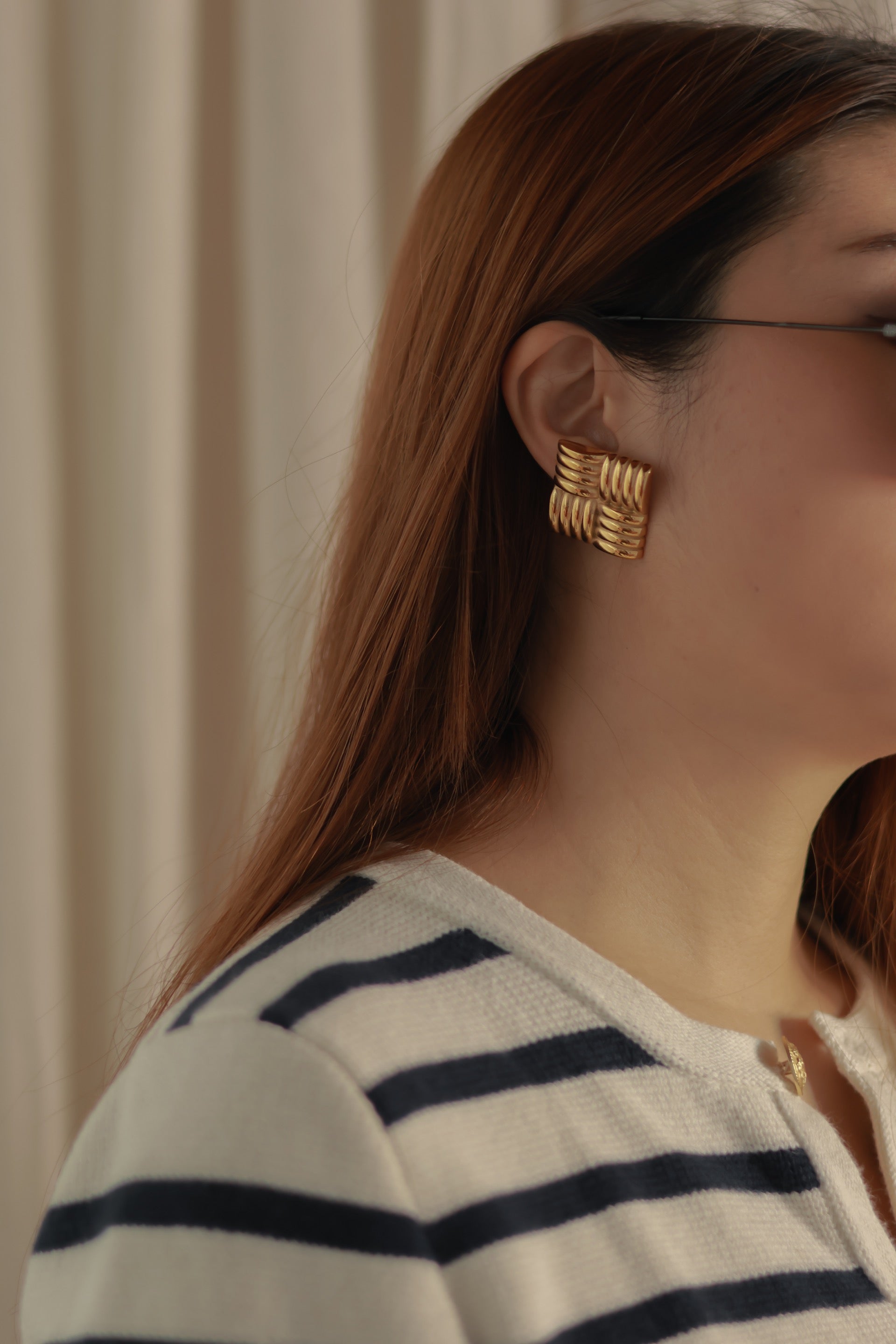 Large Square Studs