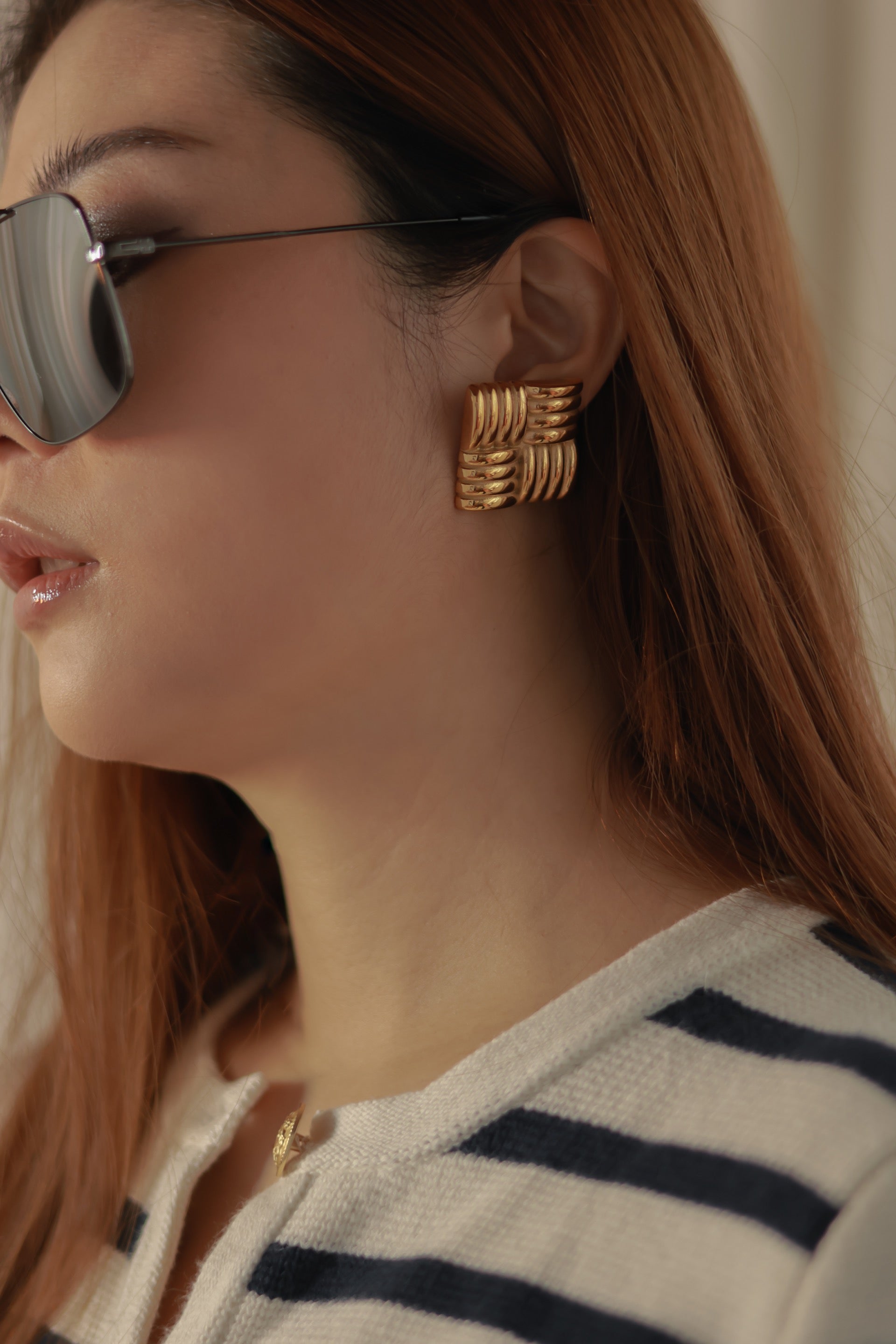 Large Square Studs