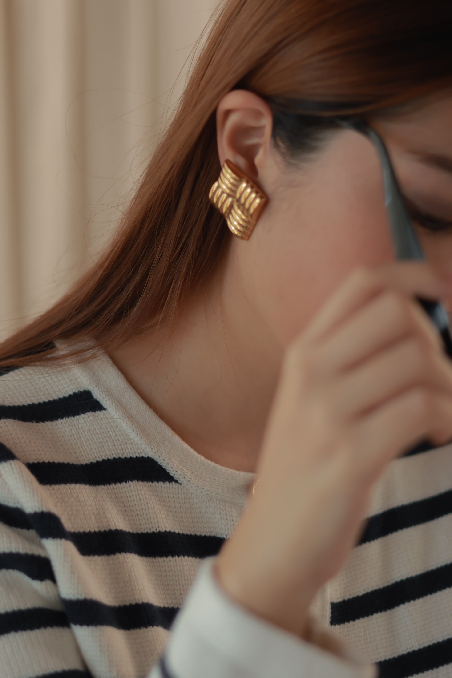 Large Square Studs