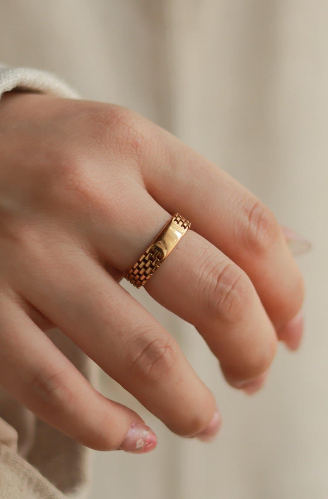 Link & Bar Ring