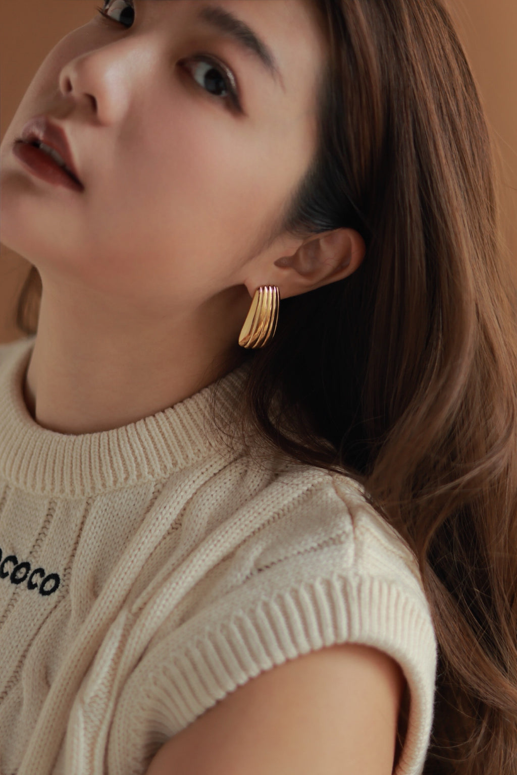 Ribbed Rectangle Studs