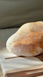 Madagascar Peach Druzy Agate Crystal Cave