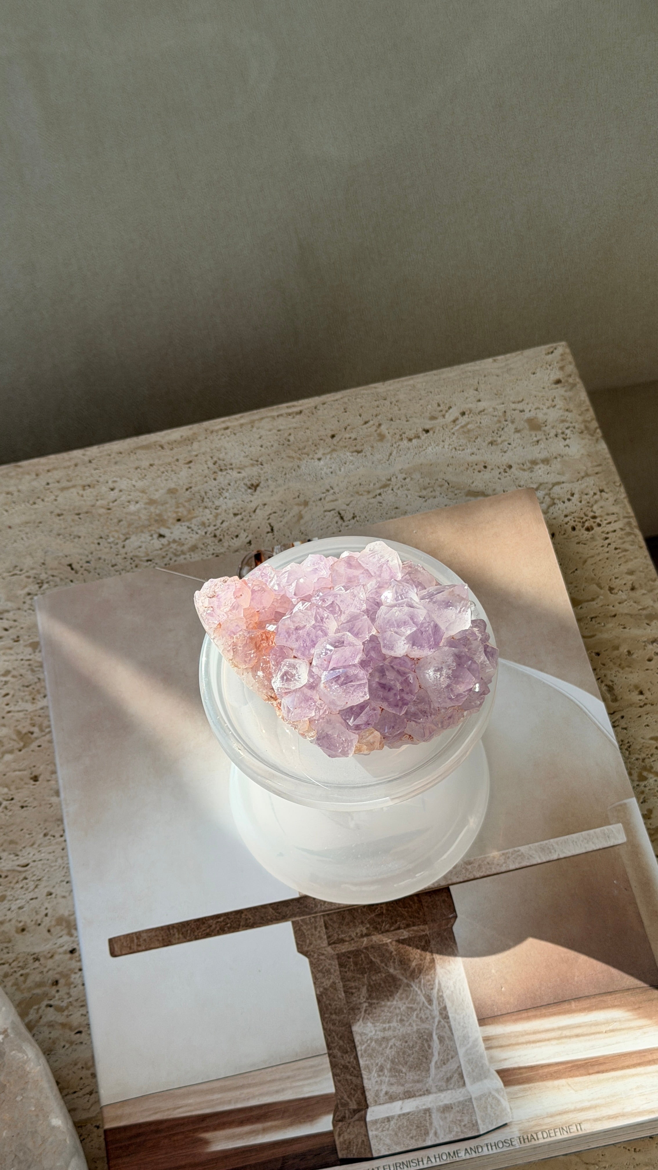 Madagascar Amethyst Druzy Quartz Cluster