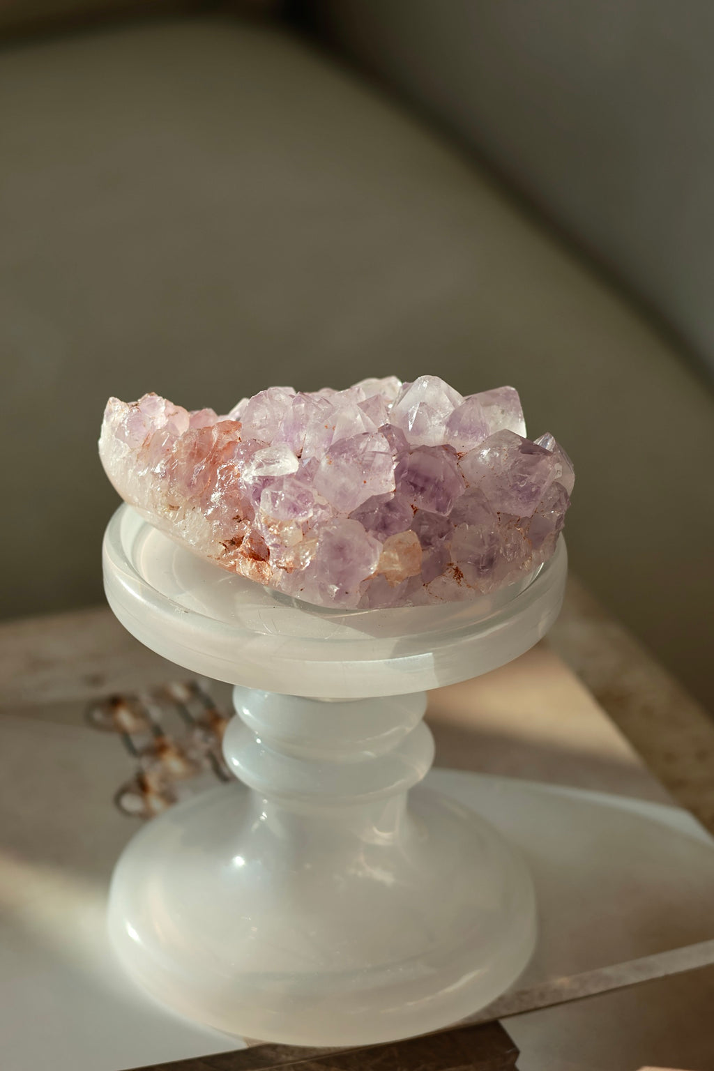 Madagascar Amethyst Druzy Quartz Cluster