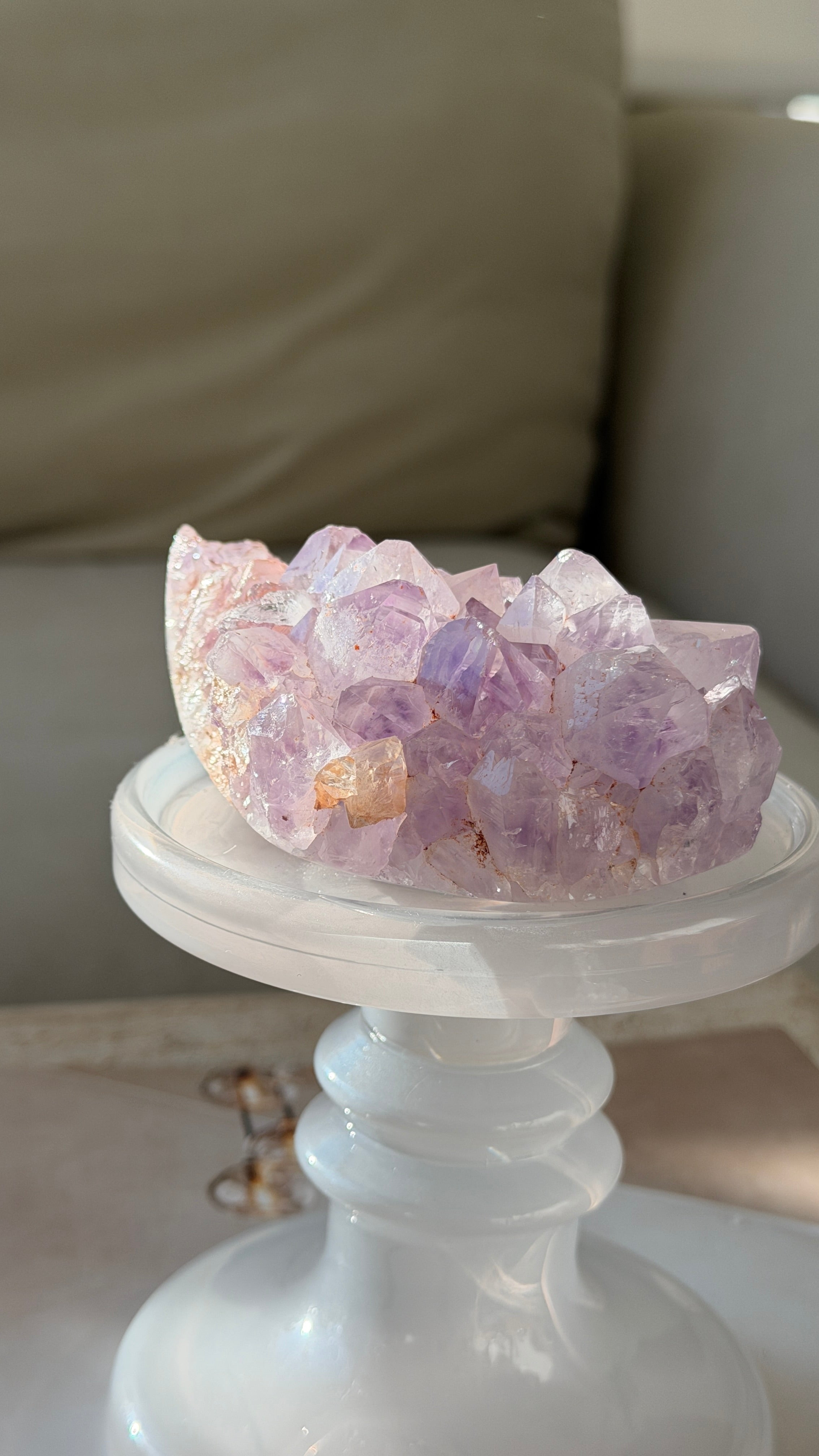 Madagascar Amethyst Druzy Quartz Cluster