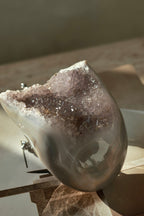 Madagascar Lavender Druzy Agate Geode