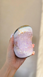 Madagascar Amethyst Druzy Agate Geode