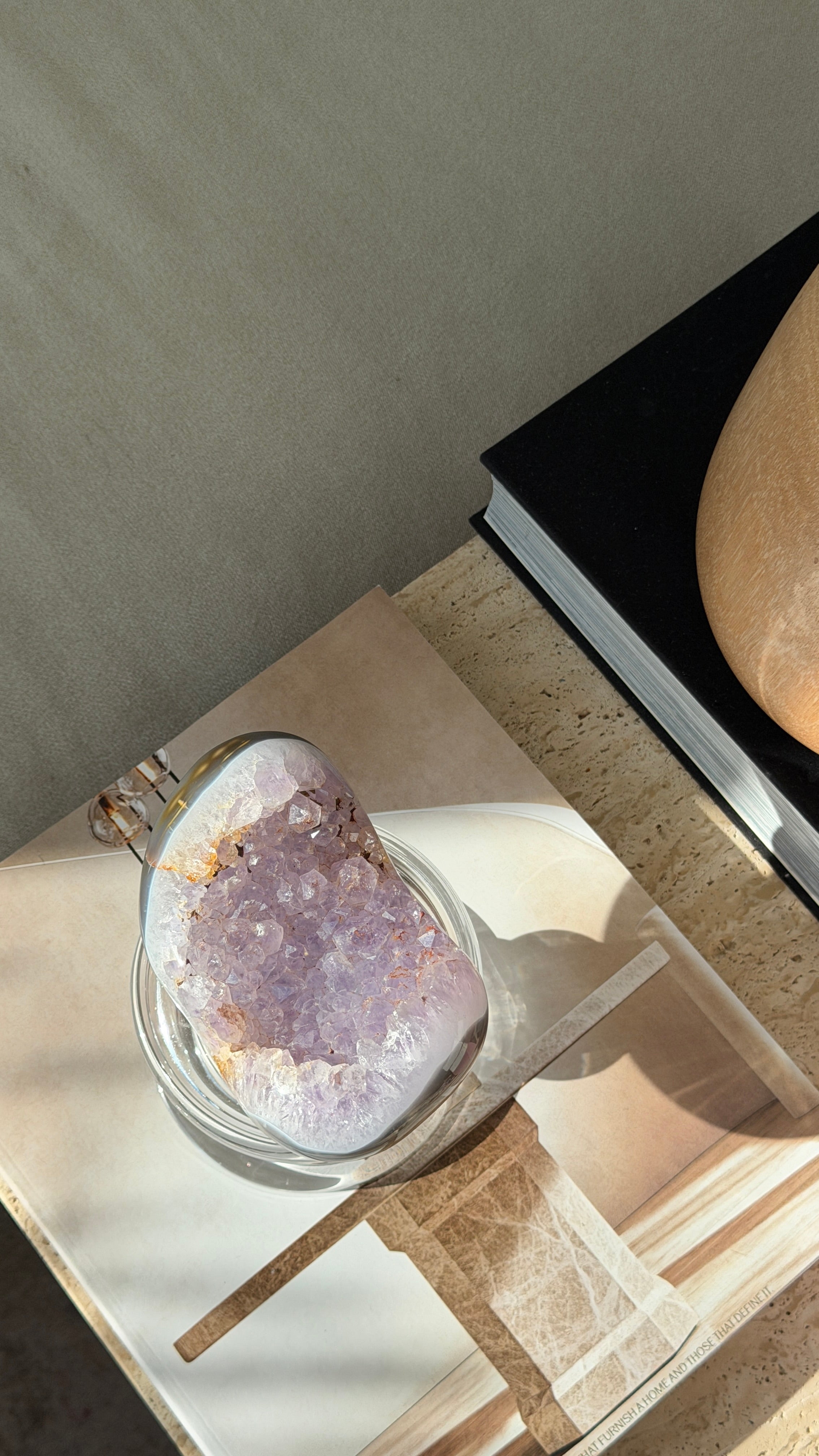 Madagascar Amethyst Druzy Agate Geode