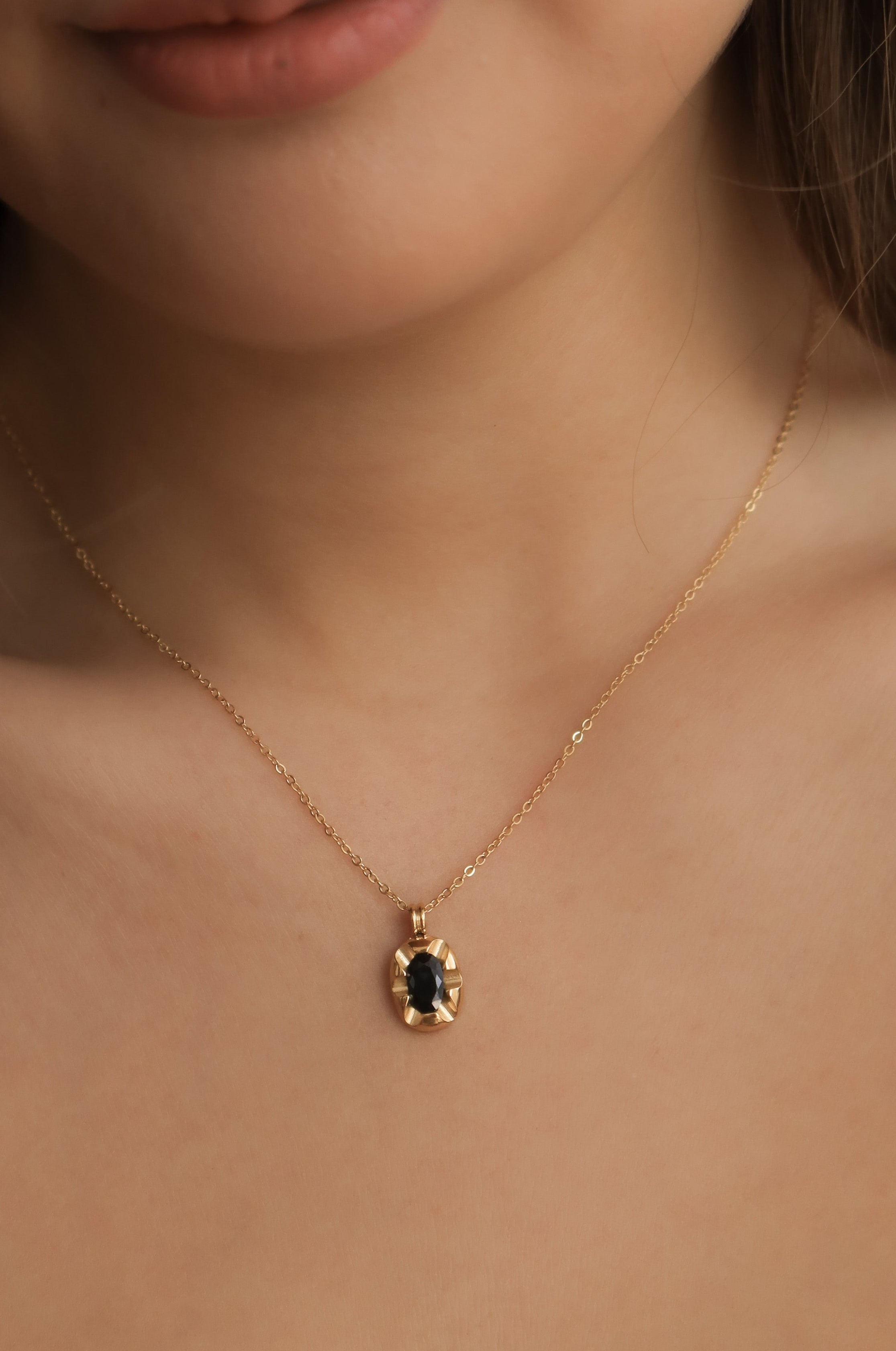 Sparkle Onyx Necklace