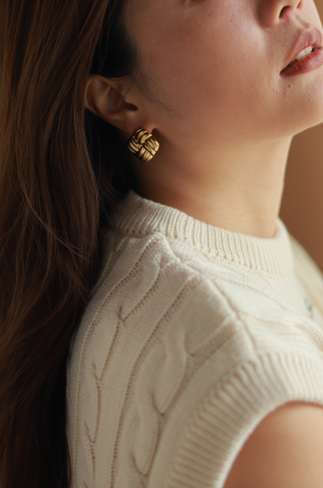 Small Square Vintage Studs