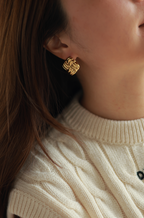 Small Square Vintage Studs