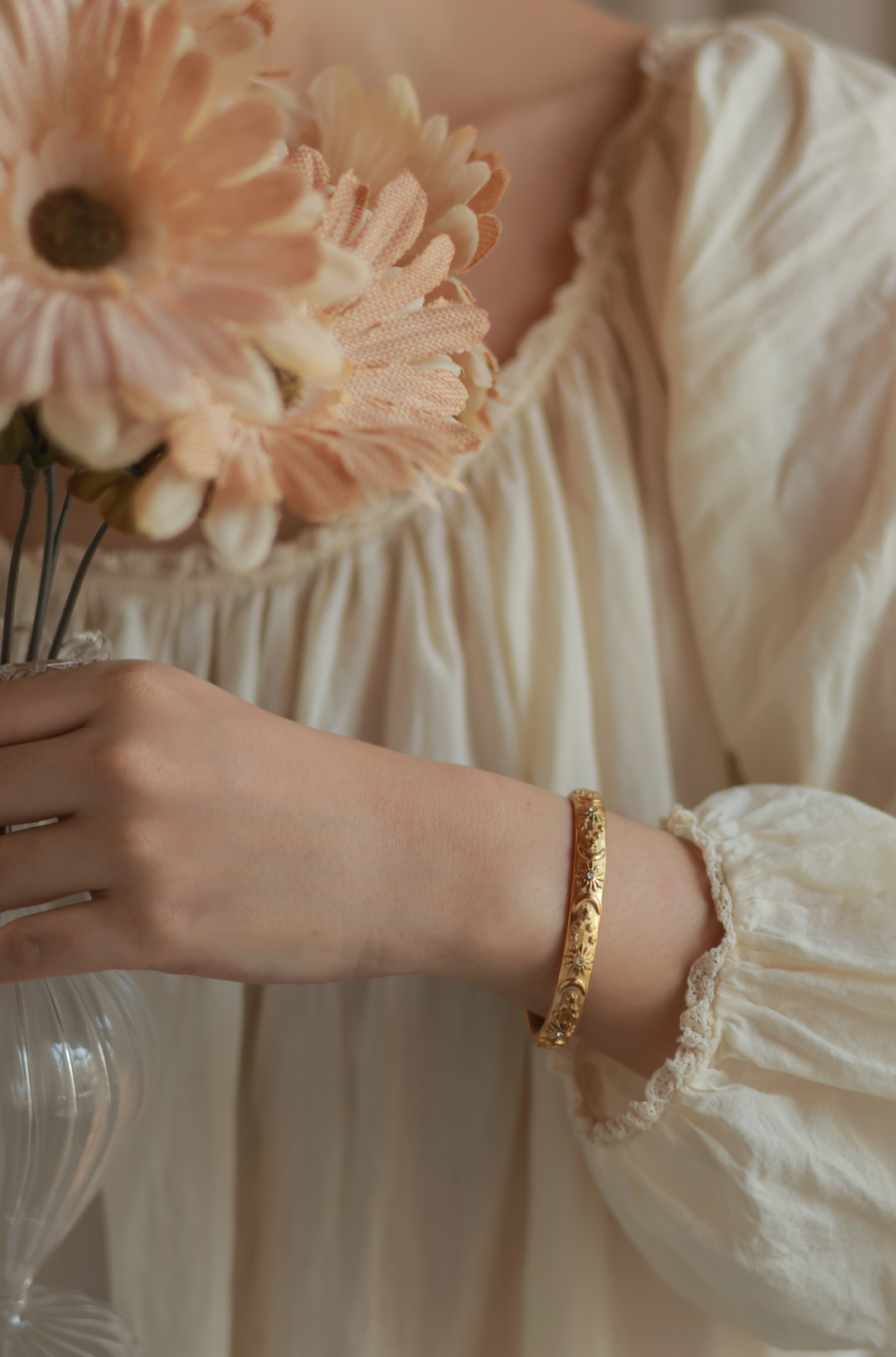 Celestial Gold Bangle