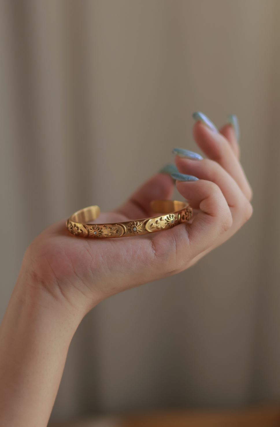Celestial Gold Bangle