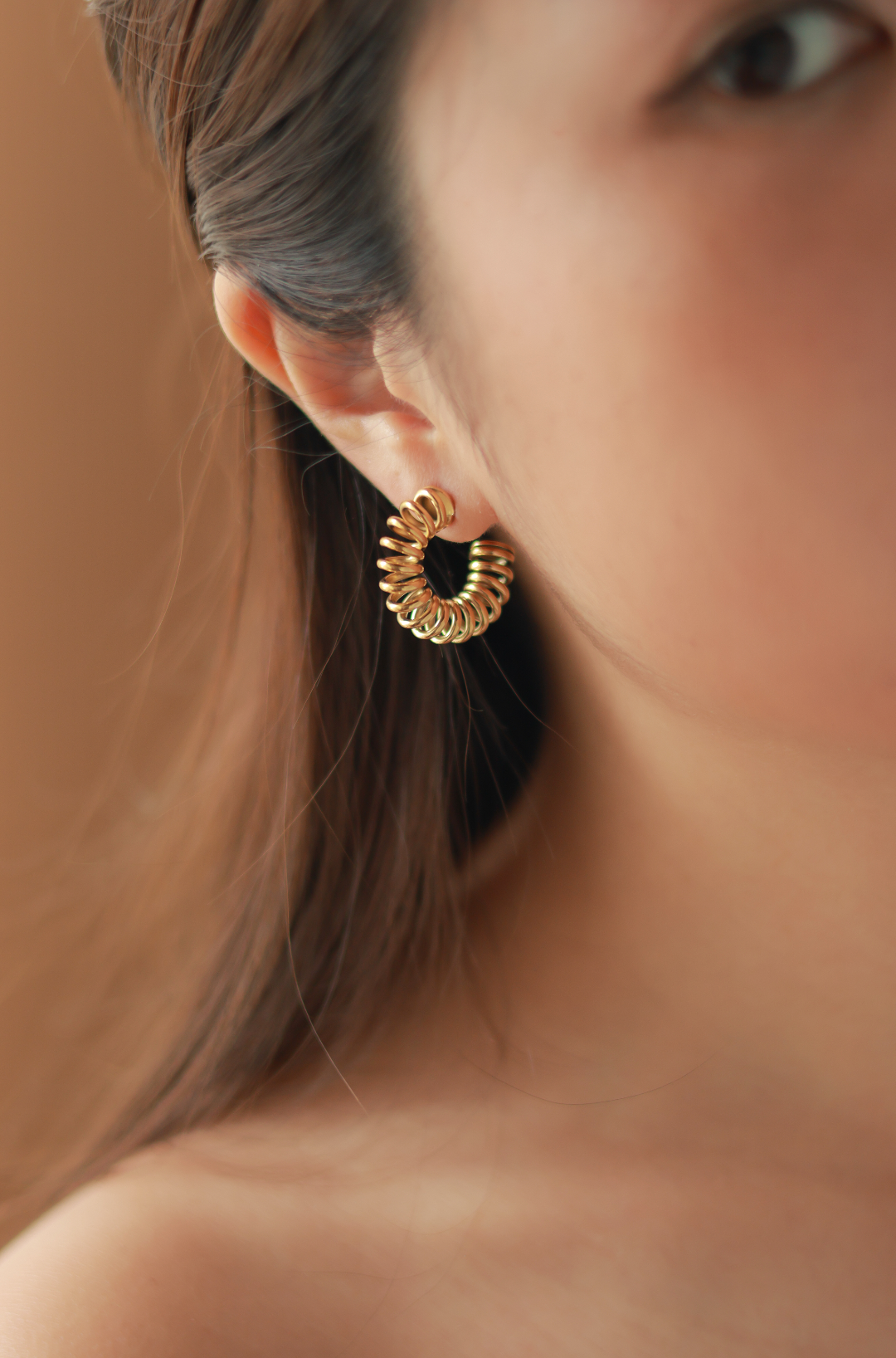 Telephone Wire Earrings (Push Back)