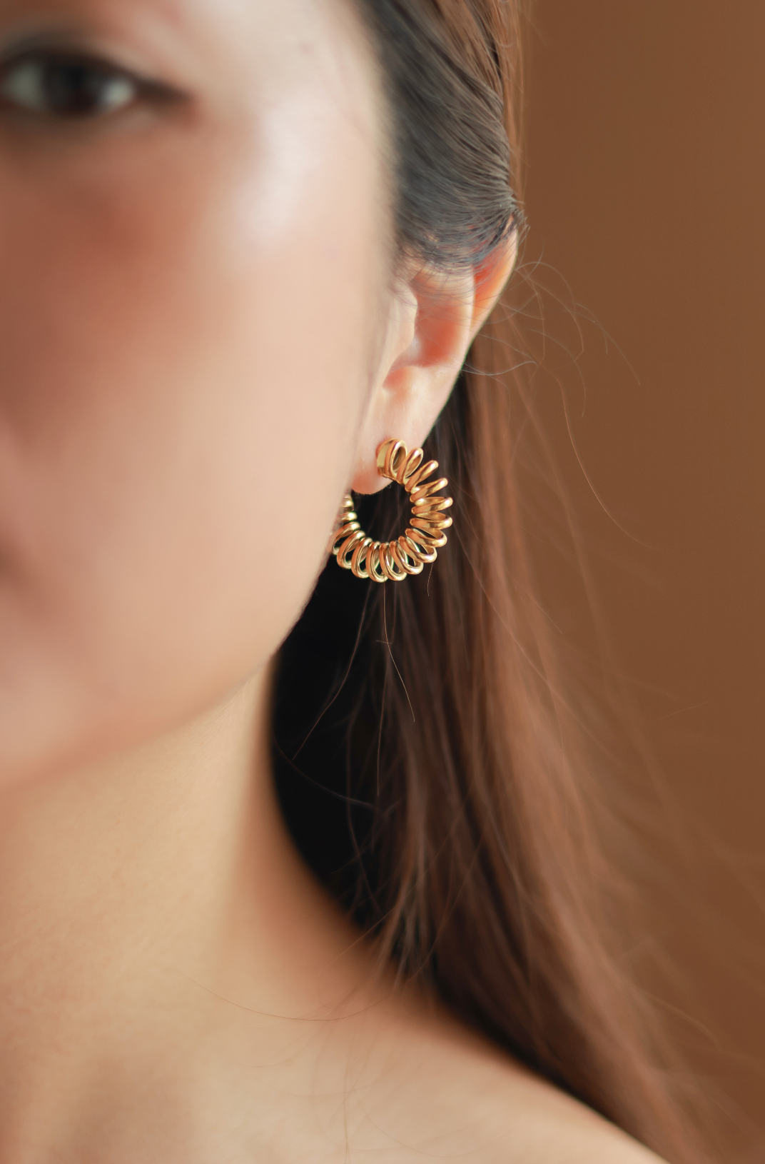 Telephone Wire Earrings (Push Back)
