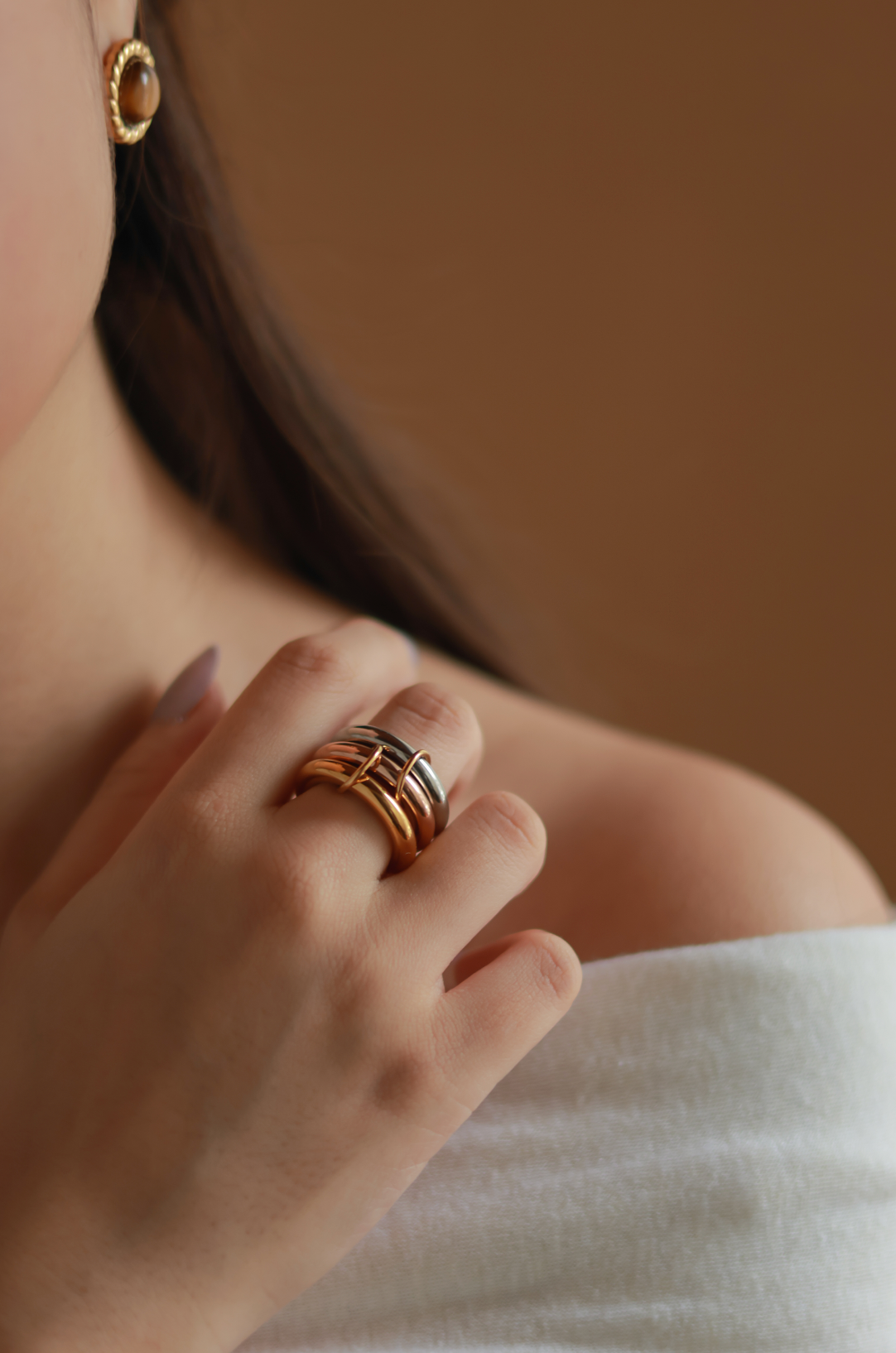 3 Tone Stacking Ring