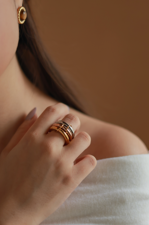 3 Tone Stacking Ring