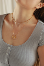 Dainty Beaded Pearl Necklace