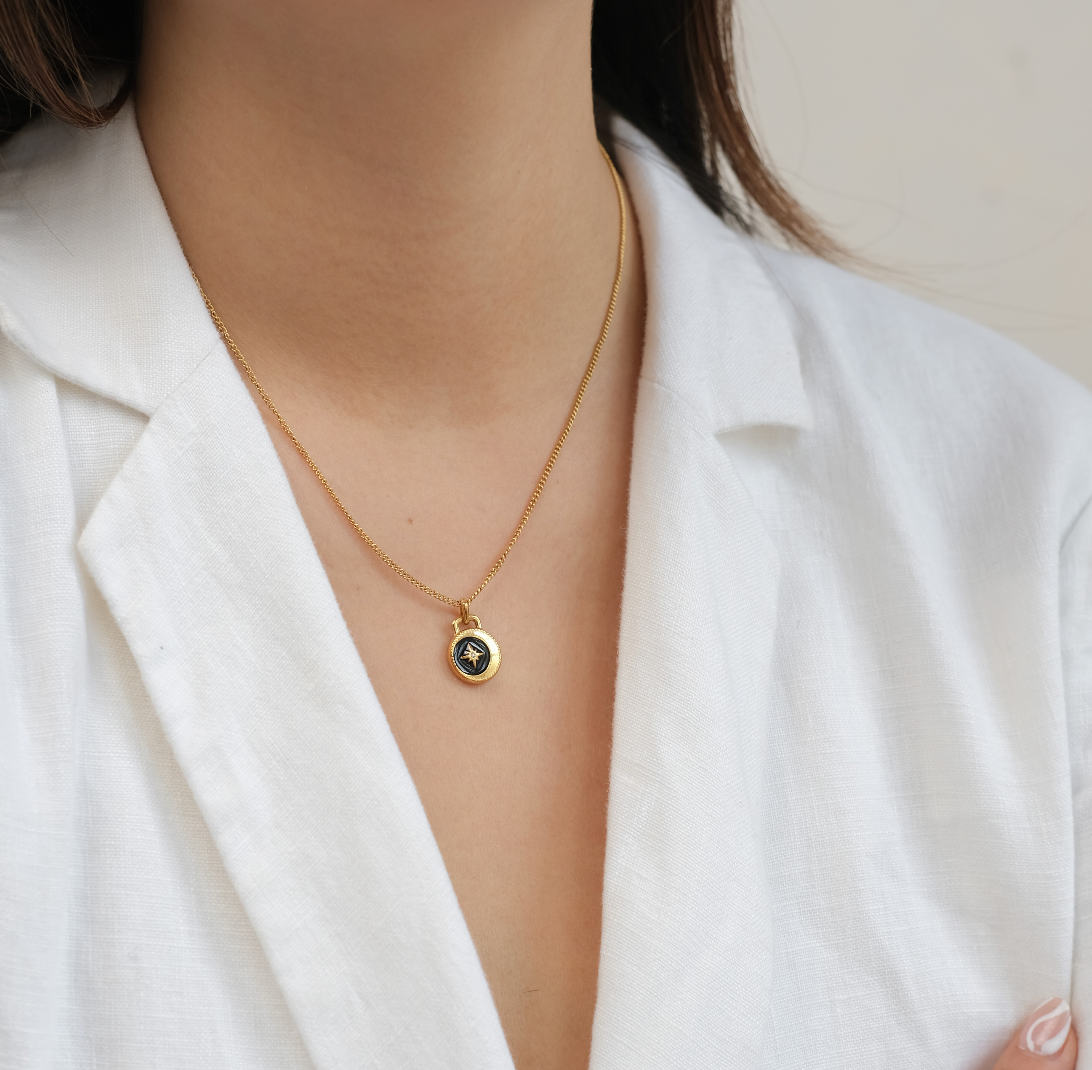 Onyx Celestial Necklace