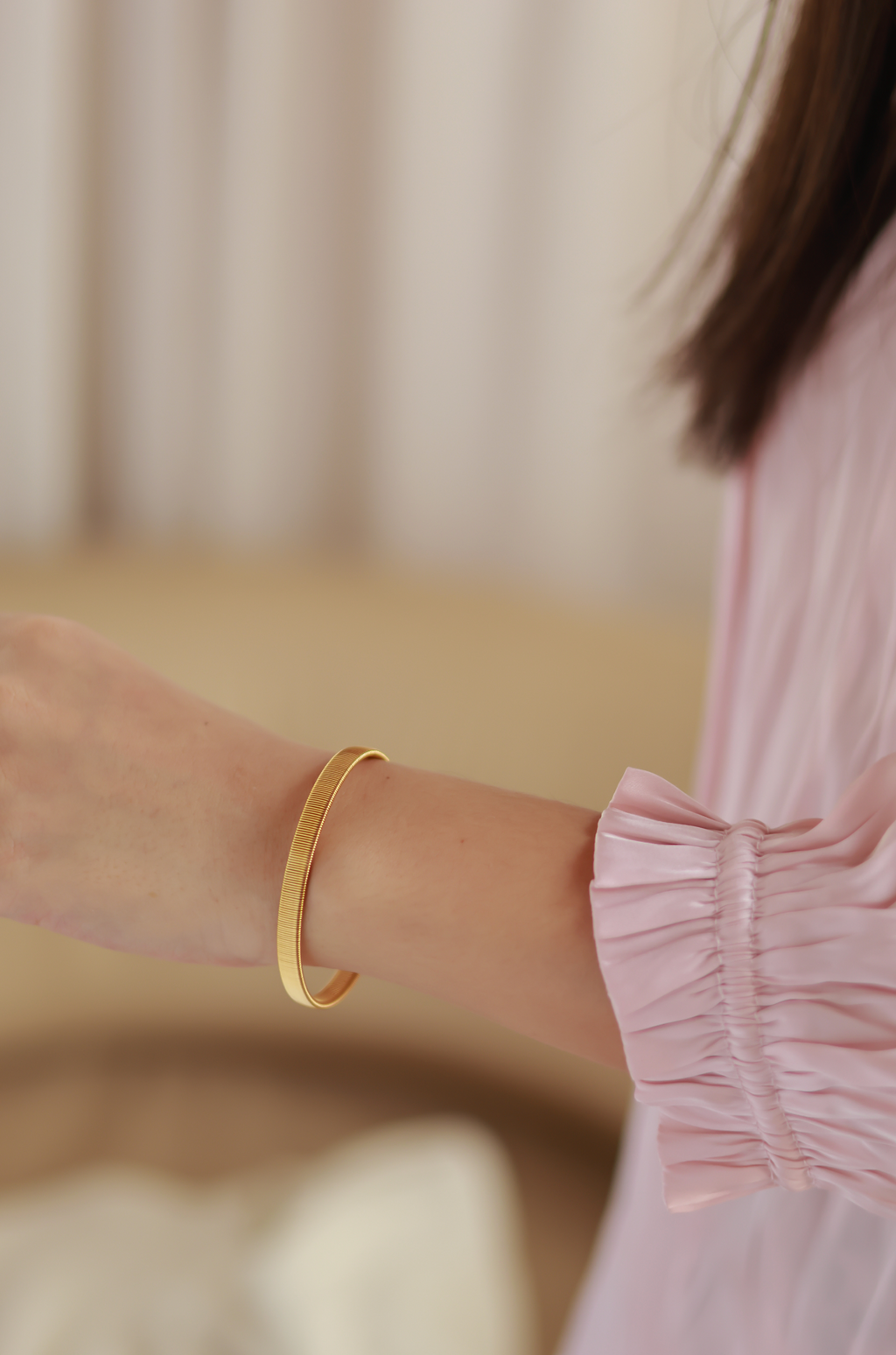 Ribbed Bangle