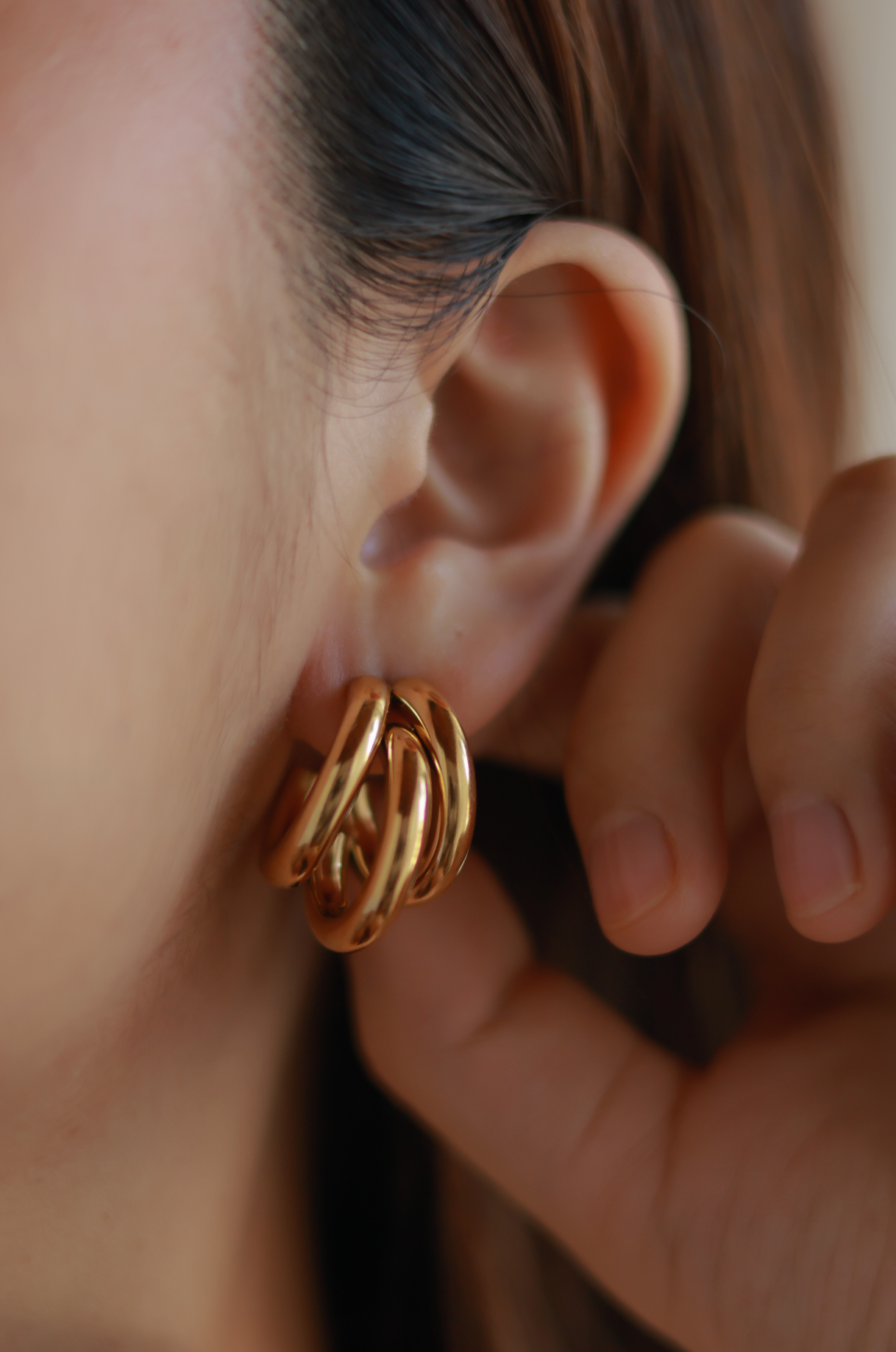 Triple Hoop Earrings
